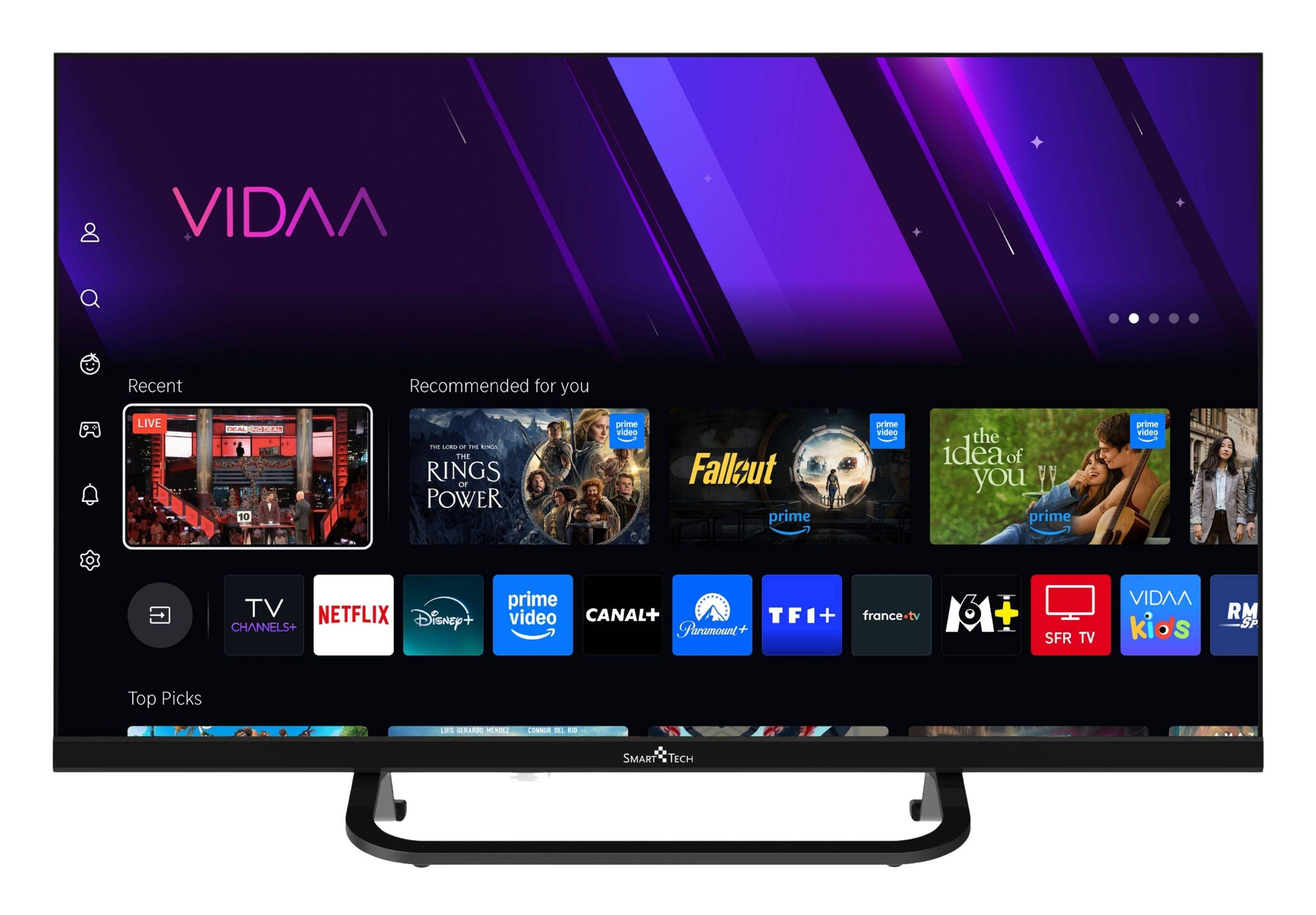 Smart Tech 24HV02V Fernseher 24 Zoll Smart TV VIDAA mit HD Auflösung, Bluetooth, Triple-Tuner (2026)