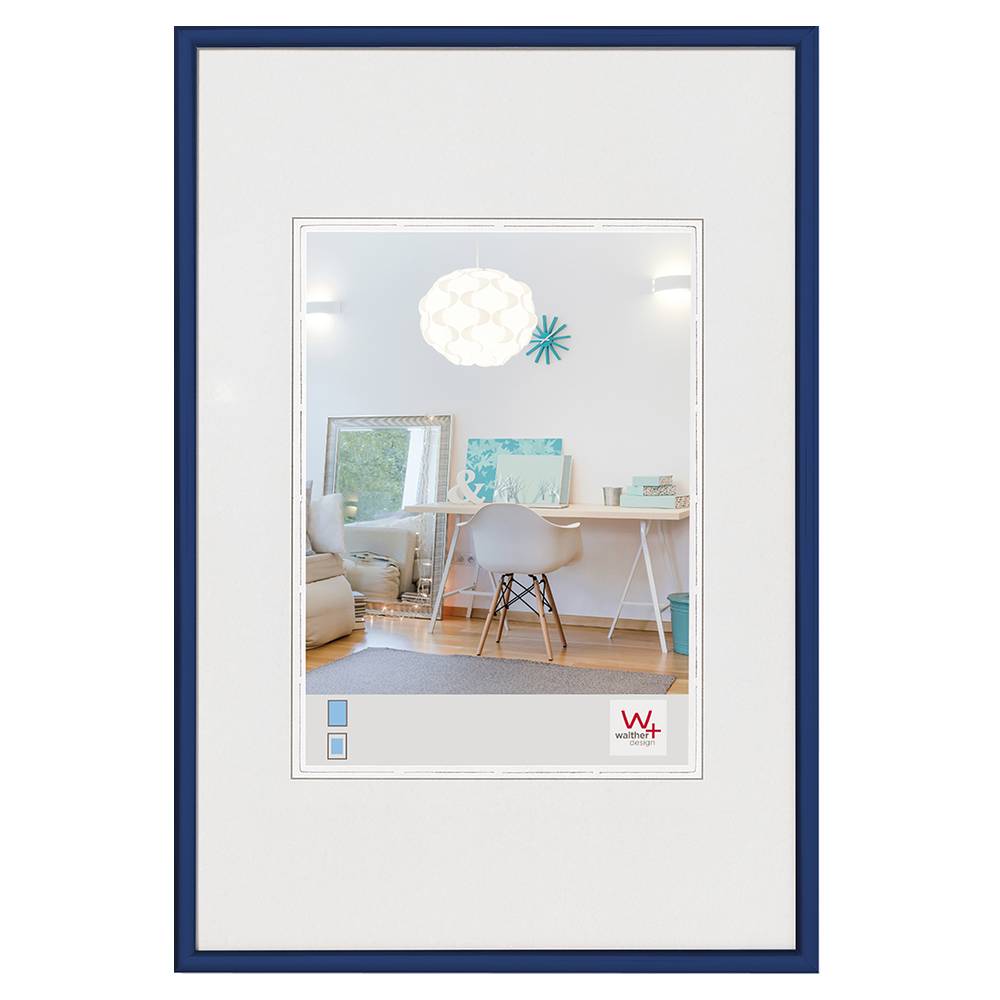 New Lifestyle Kunststoffrahmen 10x15 cm, Blau