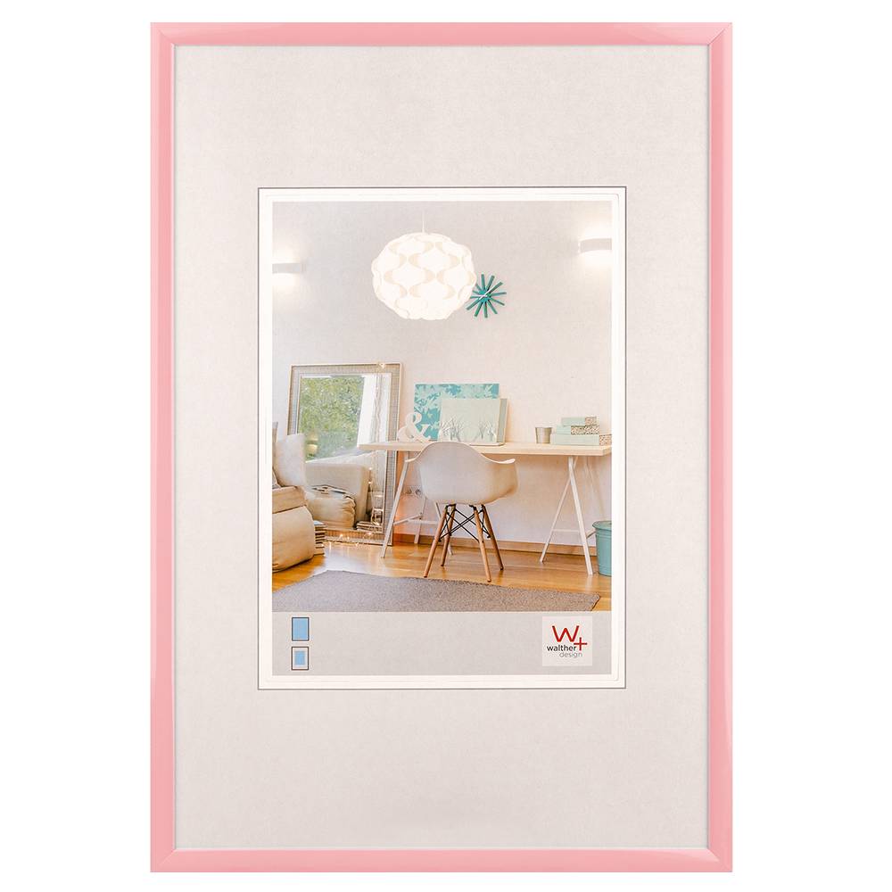 New Lifestyle Kunststoffrahmen 40x50 cm, Rosa