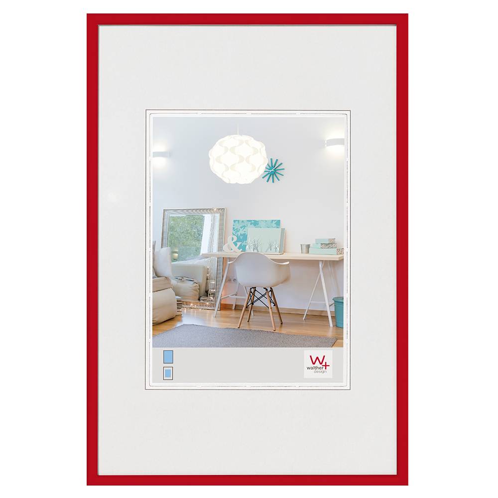 New Lifestyle Kunststoffrahmen 15x20 cm, Rot