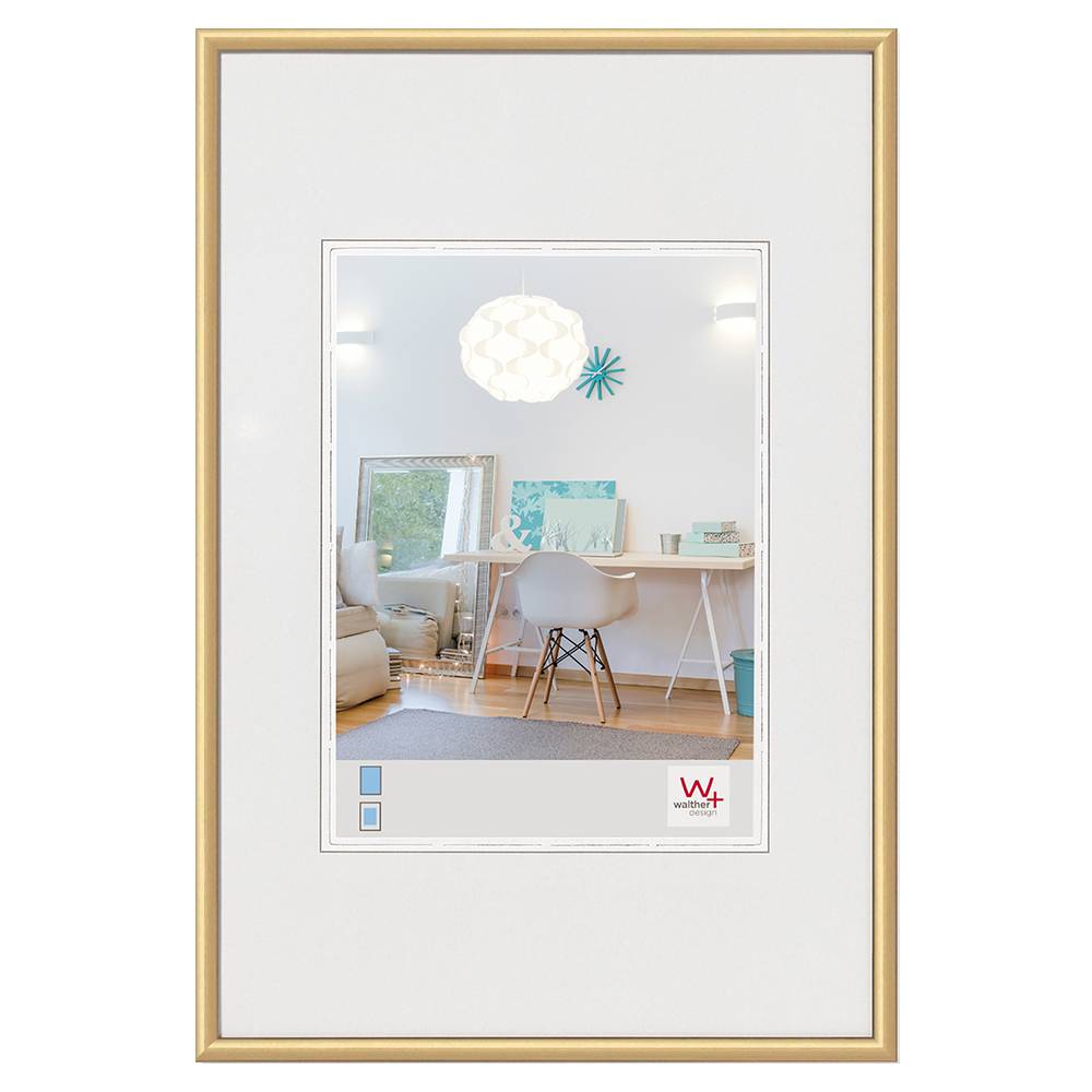 New Lifestyle Kunststoffrahmen 29,7x42 cm, Gold