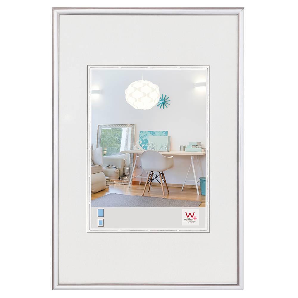 New Lifestyle Kunststoffrahmen 29,7x42 cm, Silber