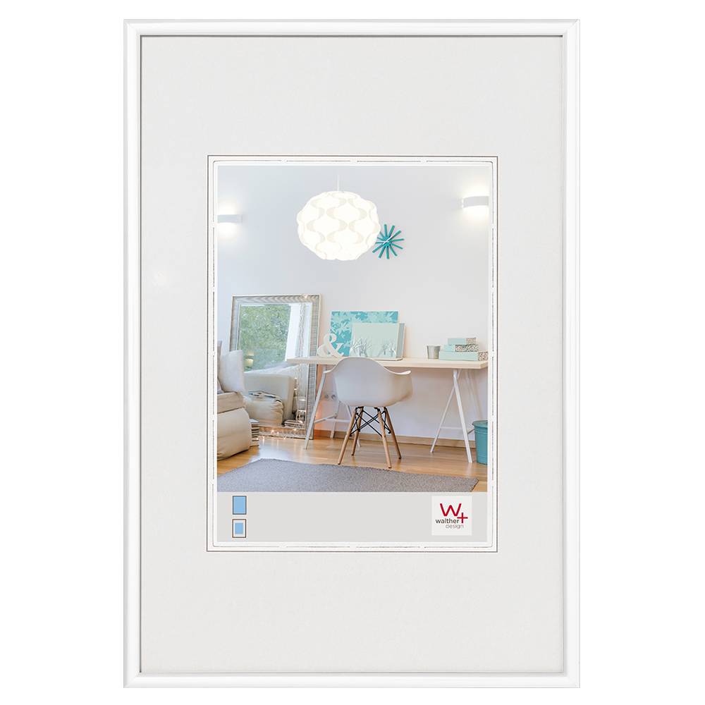 New Lifestyle Kunststoffrahmen 29,7x42 cm, Weiss