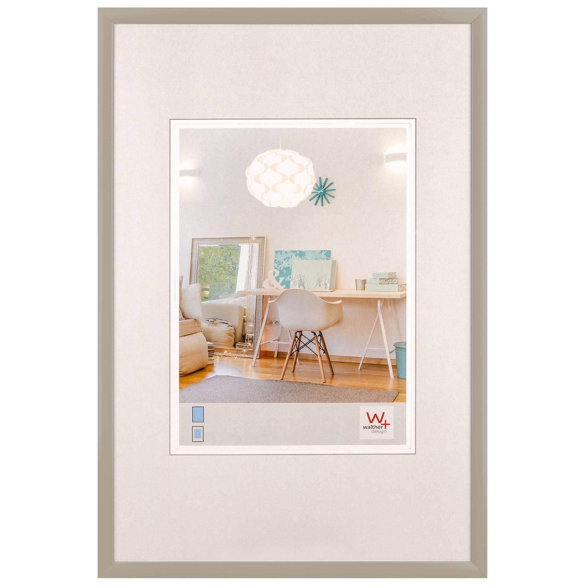New Lifestyle Kunststoffrahmen 30x45 cm, Grau