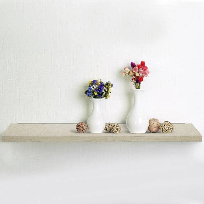 FLOORDIREKT Wandboard Stockholm - Freischwebendes Wandregal - Matt - Beige - 60 x 23 x 3,8 cm