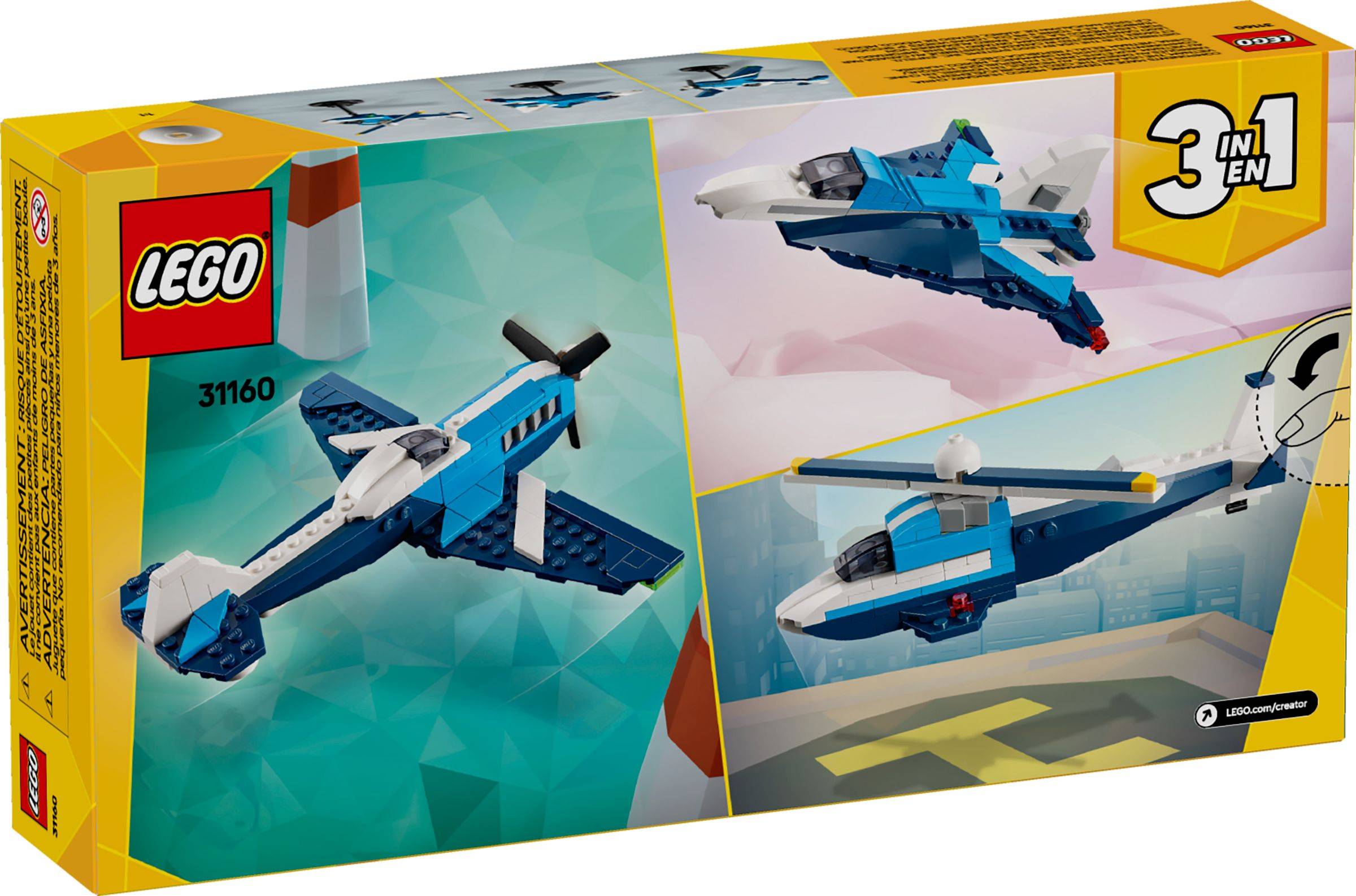 LEGO® Creator 31160 Flieger: Rennflugzeug