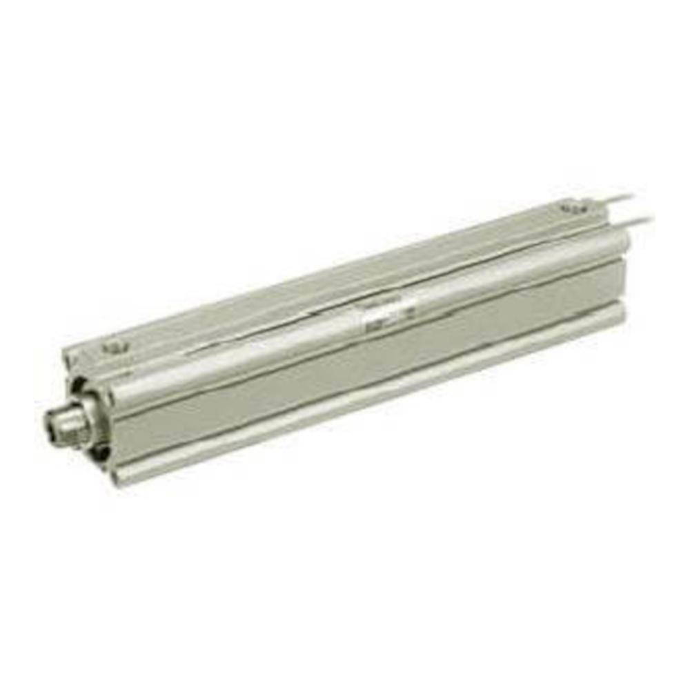 SMC Kompaktzylinder CDQ2A32TF-200DCMZ - doppeltwirkend - mit Magnet - Gewindebohrung beidseitig - mit elastischer Dämpfung - Ø 32 mm - Hub 200 mm