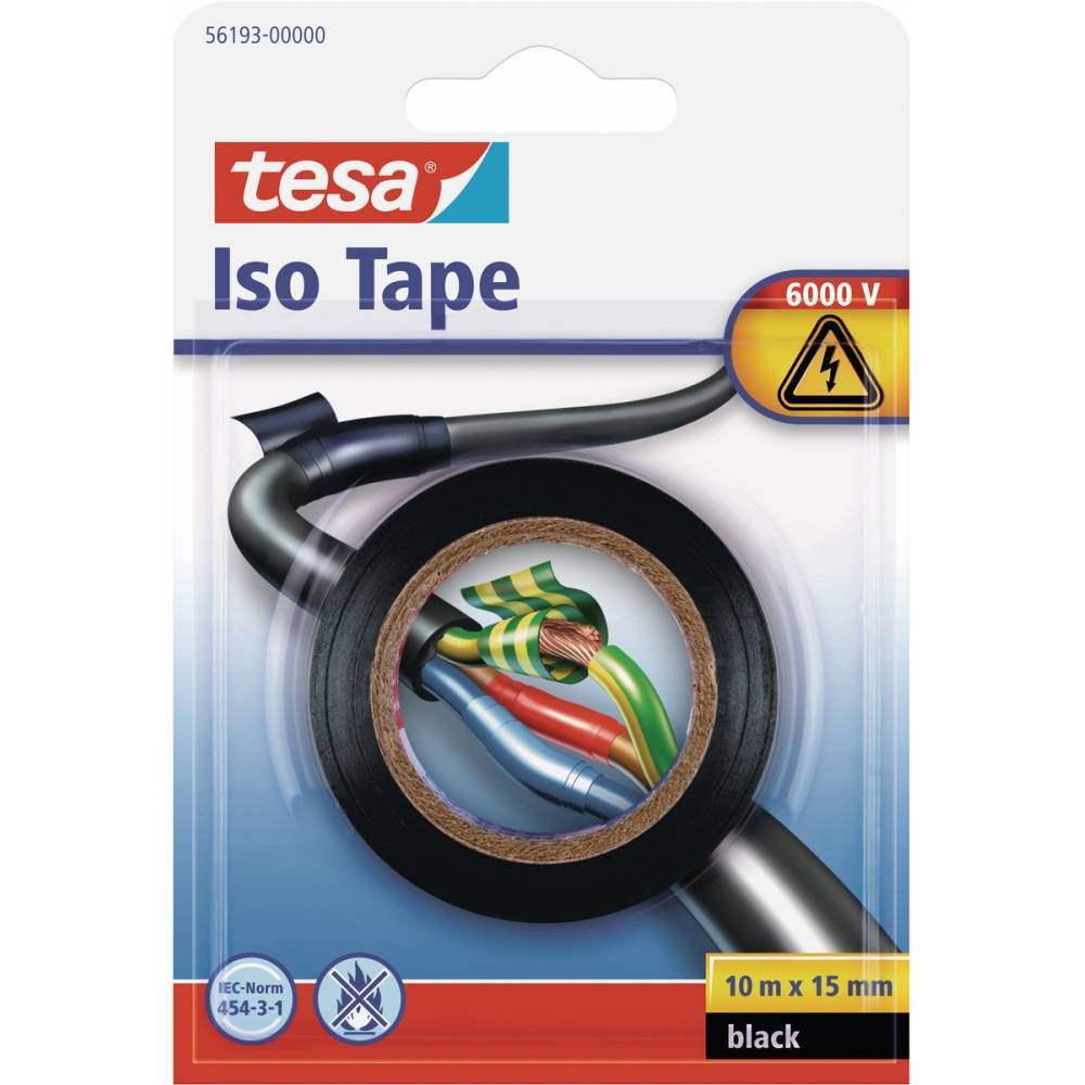 tesa Isolierband 10m 15mm schwarz Blister Multimedia-Technik Heften,Lochen,Kleben Sonstiges Zubehör