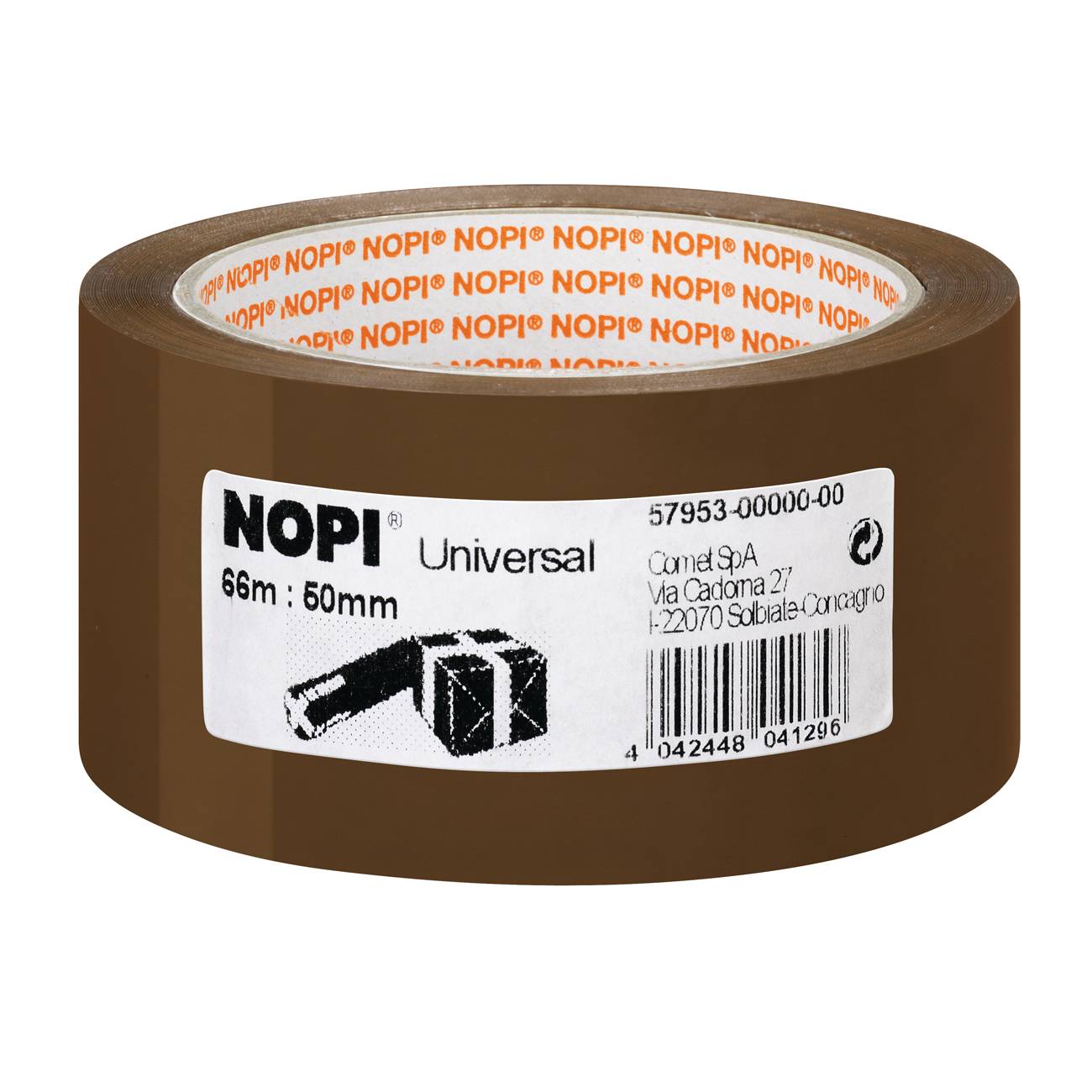 tesa NOPI Universal 66m 50mm braun Multimedia-Technik Heften,Lochen,Kleben Sonstiges Zubehör und