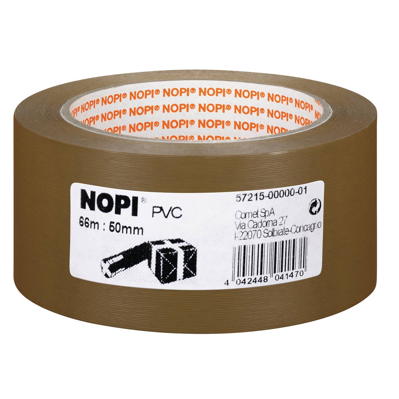 tesa NOPI Pack PVC geprägt 66m 50mm braun Multimedia-Technik Heften,Lochen,Kleben Sonstiges und