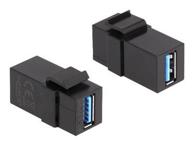 DELOCK Keystone Modul USB 3.0 A Buchse zu USB 3.0 A Multimedia-Technik