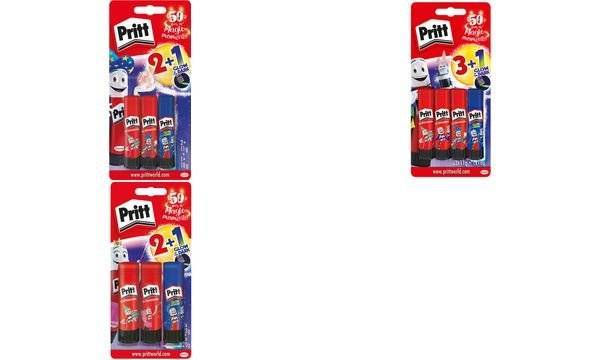 Pritt Klebestift 2+1 22g BTS2025 Abenteuer in der Natur Multimedia-Technik Heften,Lochen,Kleben und