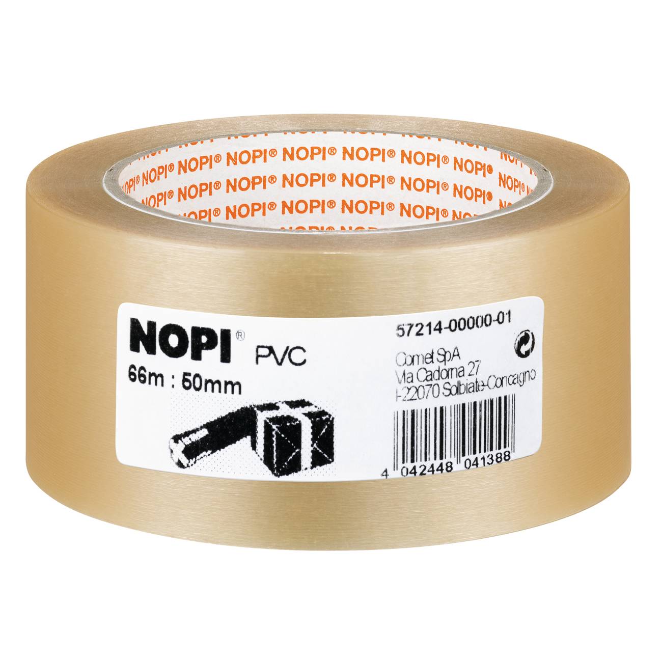 tesa NOPI Pack PVC geprägt 66m 50mm transparent Multimedia-Technik Heften,Lochen,Kleben Sonstiges