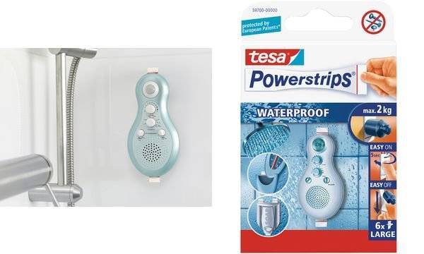 tesa Powerstrips Waterproof Small Multimedia-Technik Heften,Lochen,Kleben Sonstiges Zubehör und