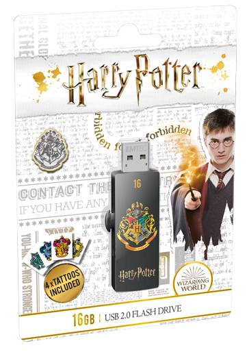 Emtec USB-Stick 16 GB M730 USB 2.0 Harry Potter Hogwarts Eingabe / Ausgabe