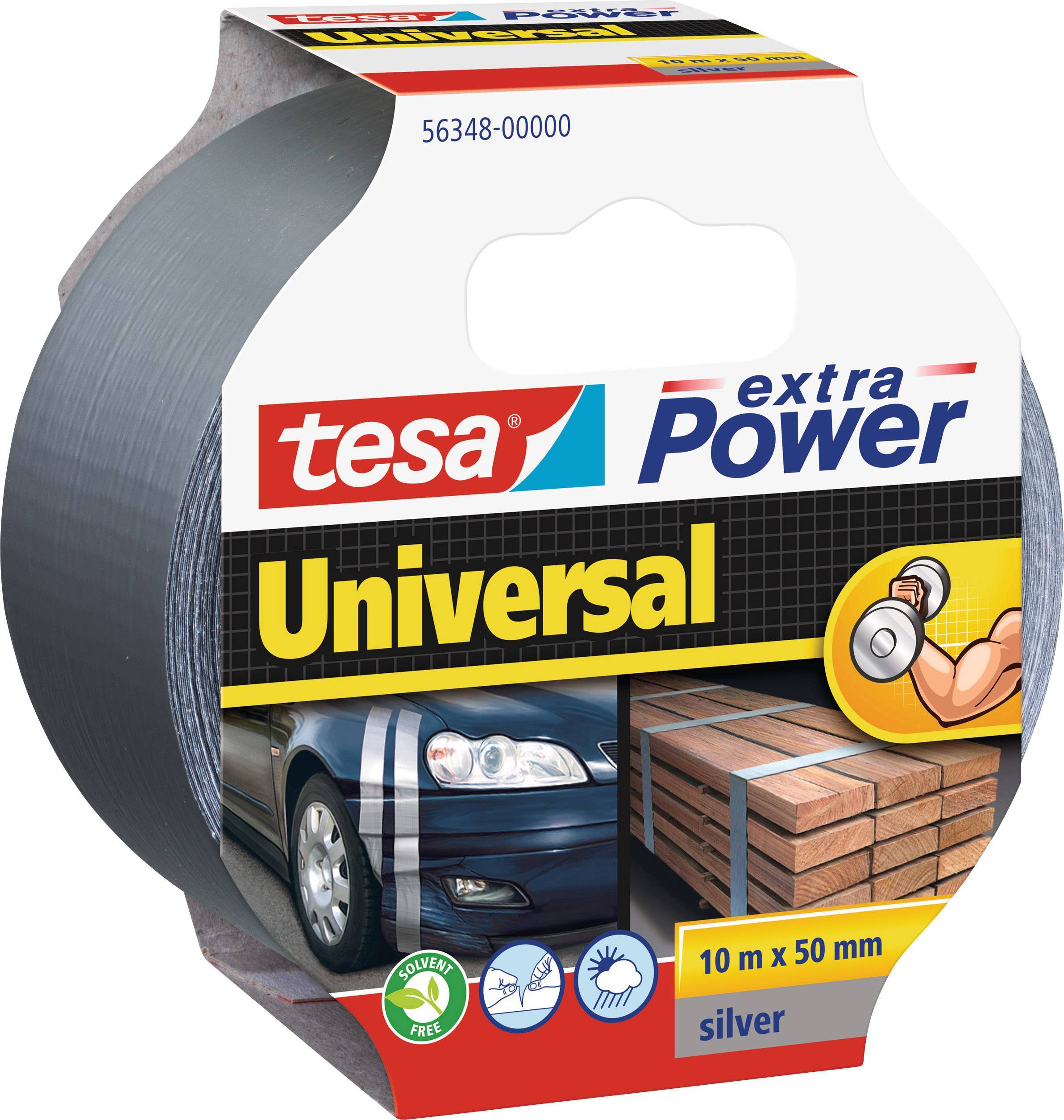 tesa extra Power Universal 10m 50mm silber Multimedia-Technik Heften,Lochen,Kleben Sonstiges und