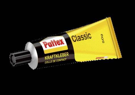 Pattex Kraftkleber Classic, hochwärmefest, Tube mit 50g Multimedia-Technik Heften,Lochen,Kleben und