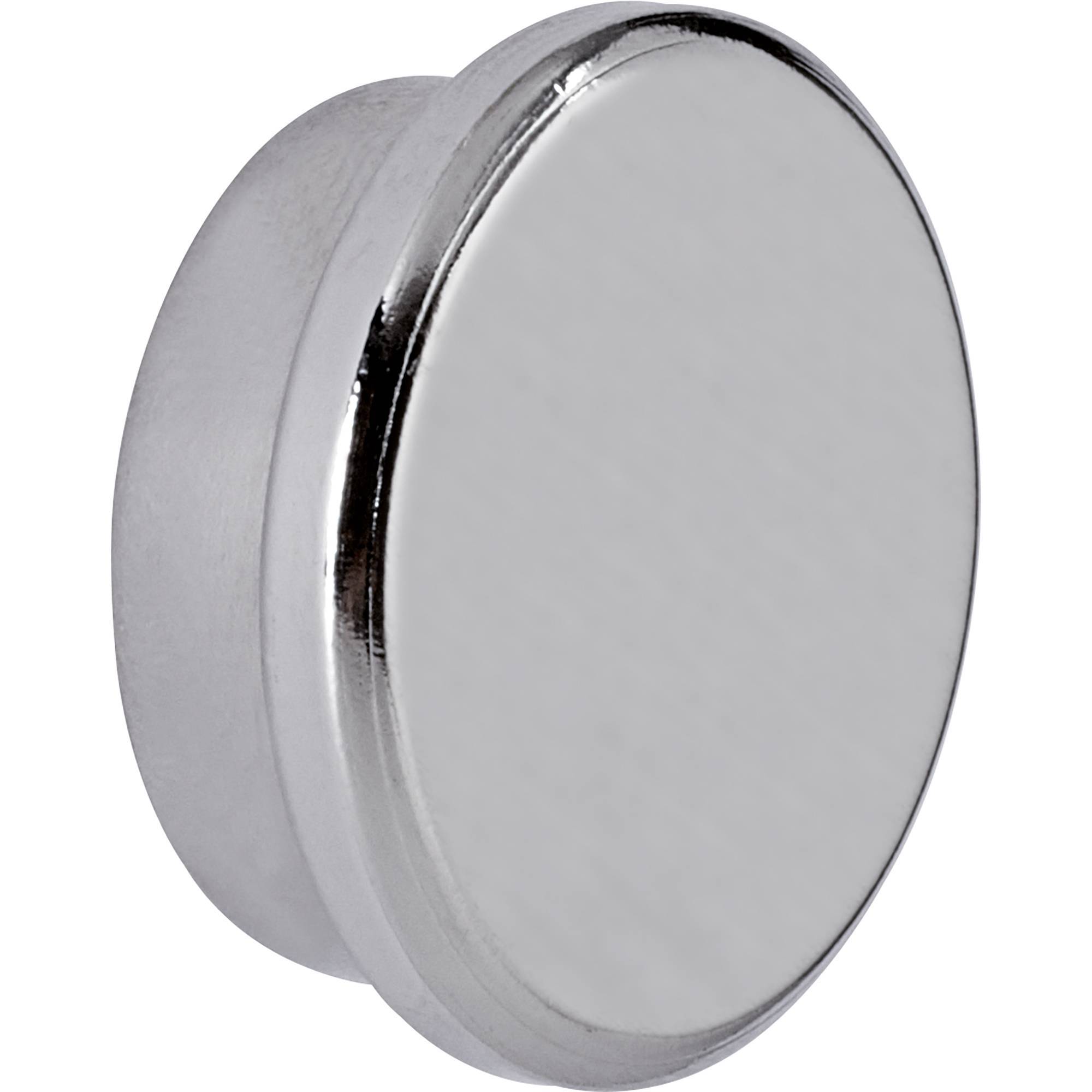 MAUL Neodym-Kraftmagnet,  22 mm, 8 kg, hellsilber Multimedia-Technik Heften,Lochen,Kleben und