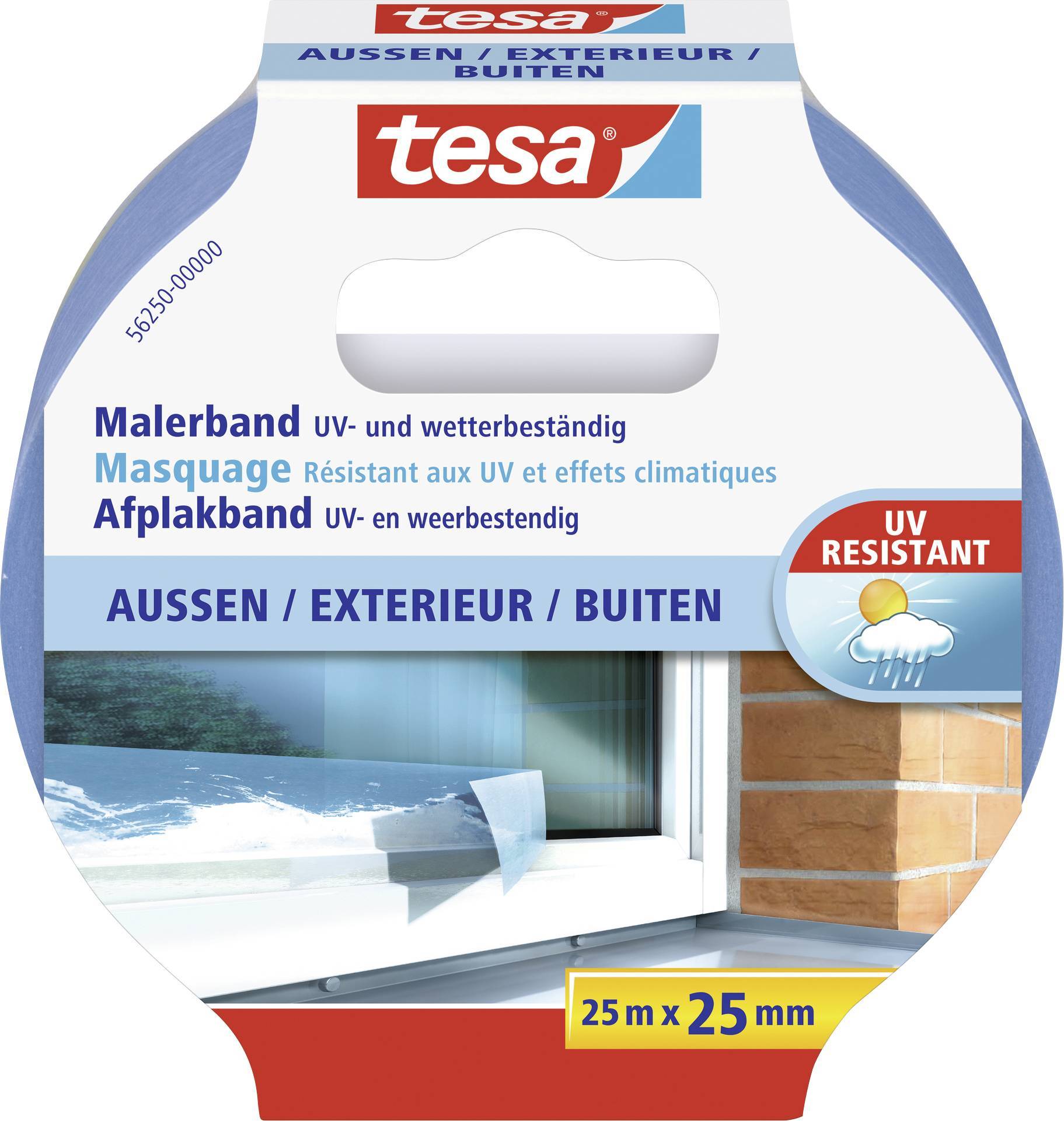 tesa Malerband Profi Outdoor 25m x 25mm Multimedia-Technik Heften,Lochen,Kleben Sonstiges Zubehör