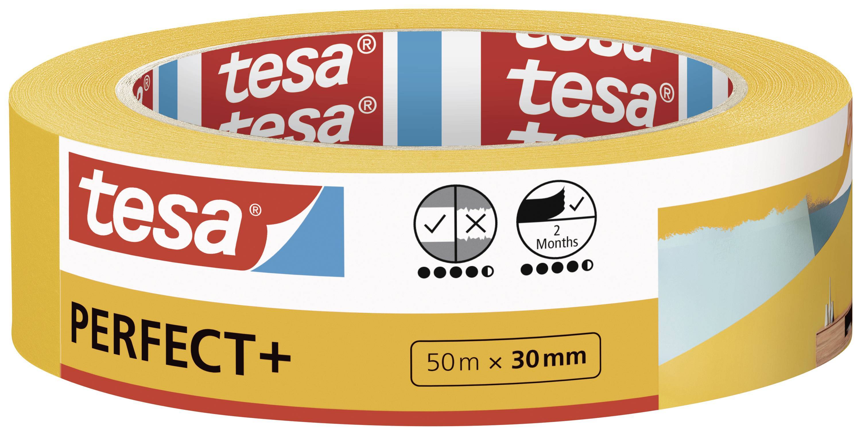 tesa Malerband Perfect+ 50m x 30mm Multimedia-Technik Heften,Lochen,Kleben Sonstiges Zubehör und
