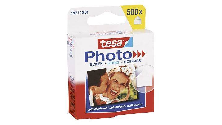 tesa Photo Ecken 500 Stück Multimedia-Technik Heften,Lochen,Kleben Sonstiges Zubehör und