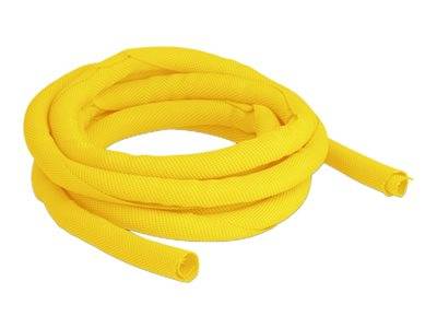 DELOCK Gewebeschlauch selbstschließ. hitzebest. 2mx10mm Gelb Multimedia-Technik Kabel