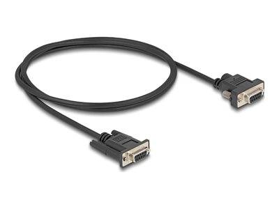 DELOCK Seriell Kabel RS-232 D-Sub9 Bu zu Bu Pin 9 1m Multimedia-Technik