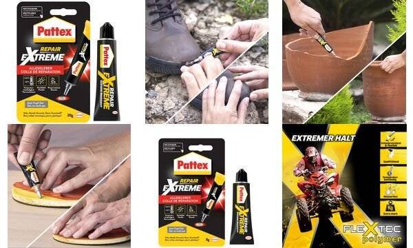 Pattex Alleskleber, Repair Extreme, Tube mit 20g Multimedia-Technik Heften,Lochen,Kleben Sonstiges