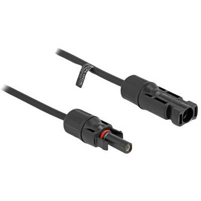DELOCK DL4Solar Kabel 4mm Stecker zu Buchse 1m schwarz Multimedia-Technik