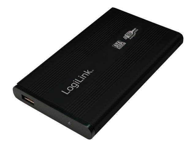 Logilink Geh. 6.3cm (2,5) USB 3.0/SATA Black ALU o. NT Multimedia-Technik Externe Gehäuse