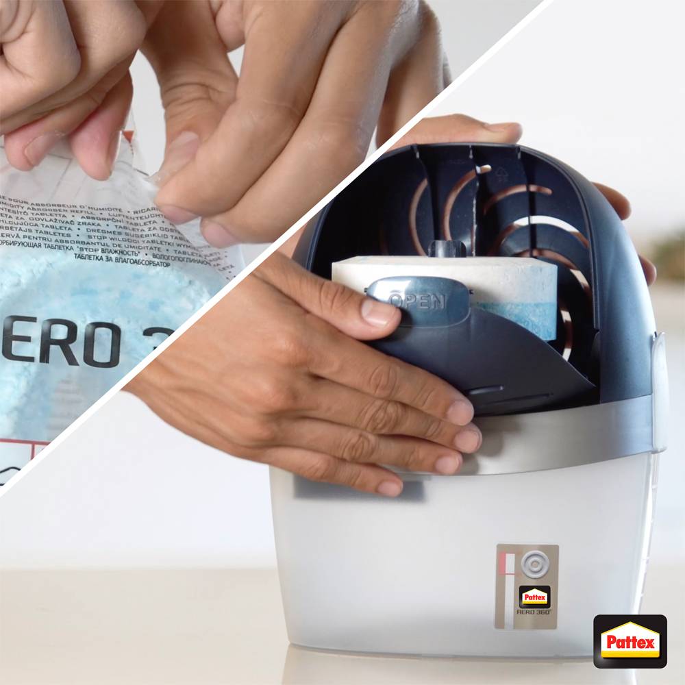 Pattex Luftentfeuchter Nachfüll Tabs Aero 360 2x450g Meadow Multimedia-Technik Heften,Lochen,Kleben