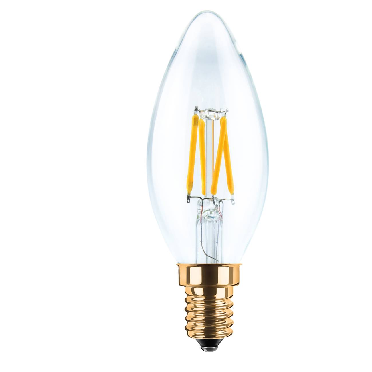SEGULA LED Kerze klar E14 3W 260Lm 2200K dimmbar Multimedia-Technik LED