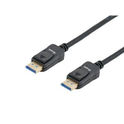 Equip DisplayPort 2.1 16K/60Hz St/St 5.00m schwarz Multimedia-Technik Displayport-Kabel