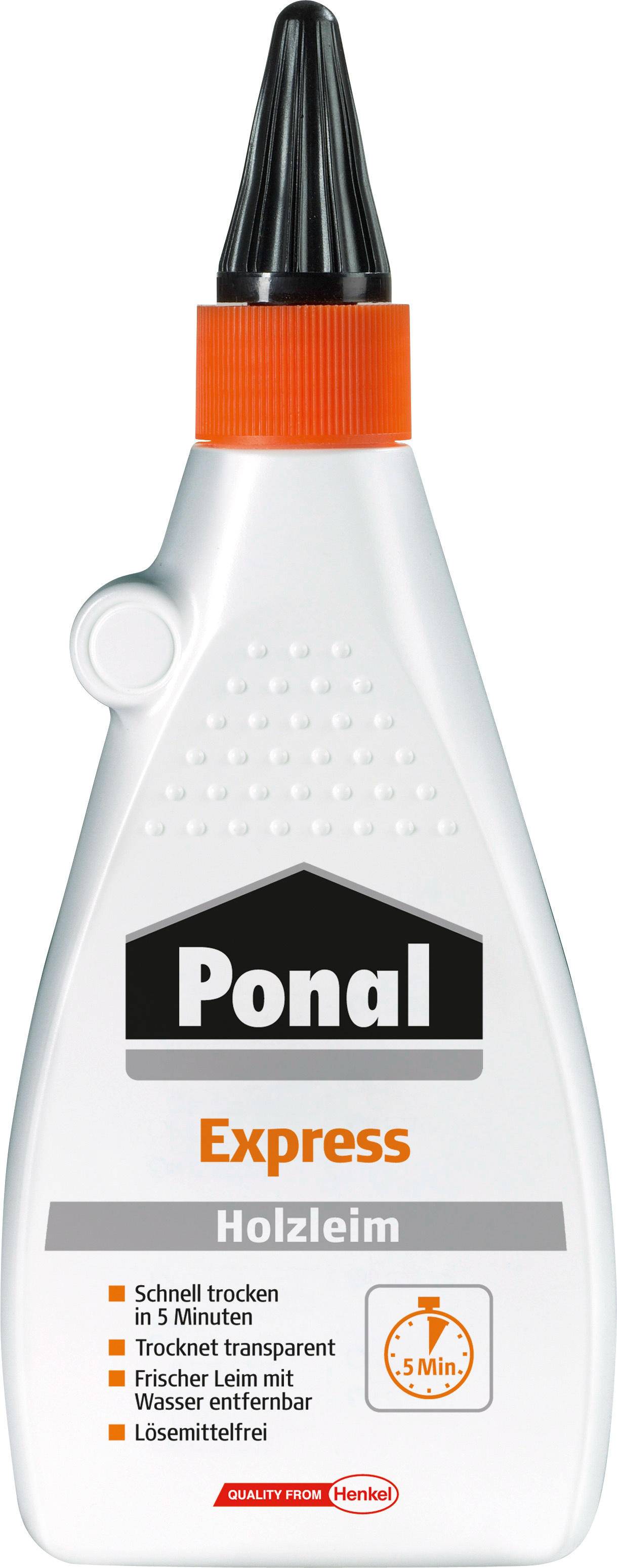Ponal Holzleim Express, Flasche mit 550g, 9H PN10X Multimedia-Technik Heften,Lochen,Kleben Sonstiges