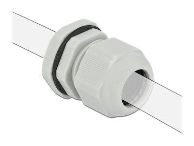 DELOCK Kabelverschraubung PG13,5 10 Stück grau Multimedia-Technik Kabel