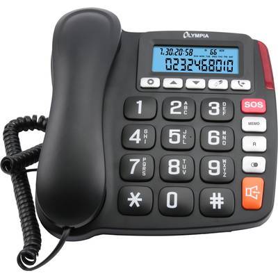 Olympia Telefon 4520, schnurgebunden Multimedia-Technik Telefone
