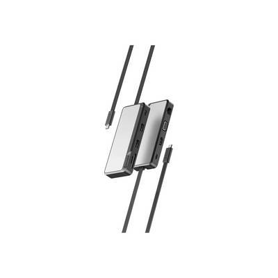Alogic DockingStation Travel Fusion Pro 8in1 USB-C Multimedia-Technik Dockingstation