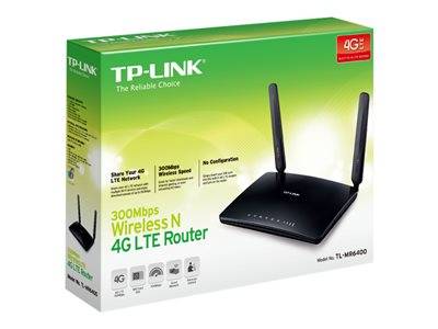 TP-Link WL-Router TL-MR6400 (LTE/4G/Modem/300MBit) Multimedia-Technik Wireless Router