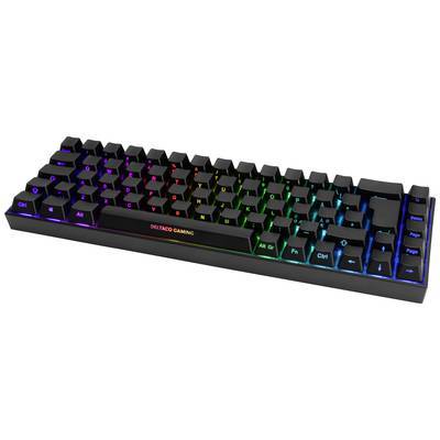 Deltaco Gaming Tastatur DK440R wireless, RGB, schwarz Eingabe / Ausgabe Mäuse & Tastaturen
