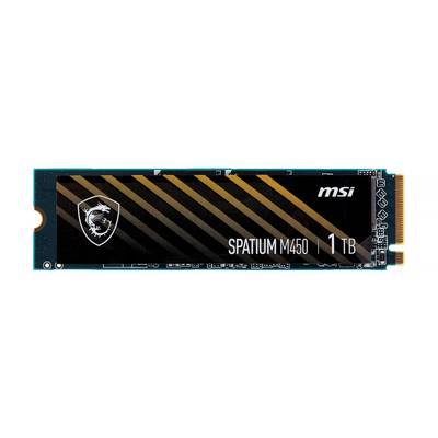 SSD 1TB MSI Spatium M450 V1 (M.2 2280) PCIe Gen4 x4 NVMe Multimedia-Technik Solid State Drives