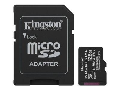 KINGSTON 128GB microSDXC Industrial C10 Komponenten Speicher Flash-Speicher