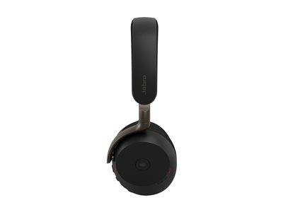 JABRA Evolve3 75 MS Link390a Black Eingabe / Ausgabe Kopfhörer & Headsets
