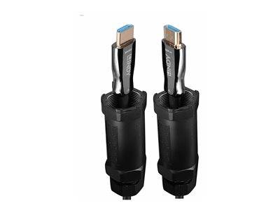LINDY 50m gepanzert Fibre Optic Hybrid Audio, Video, Display & TV Optionen & Zubehör Videoadapter &