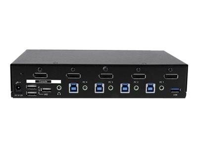 STARTECH 4 Port DisplayPort KVM Switch Peripheriegeräte & Zubehör KVM KVM Switches