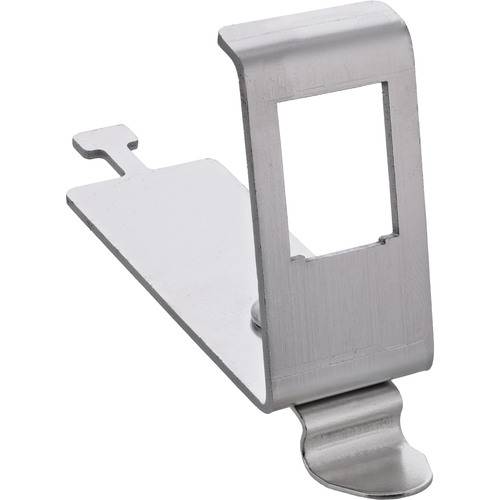 InLine® Keystone SNAP-In Metall-Modulhalter, 1-fach für Hutschiene, mit Lasche Keystones &