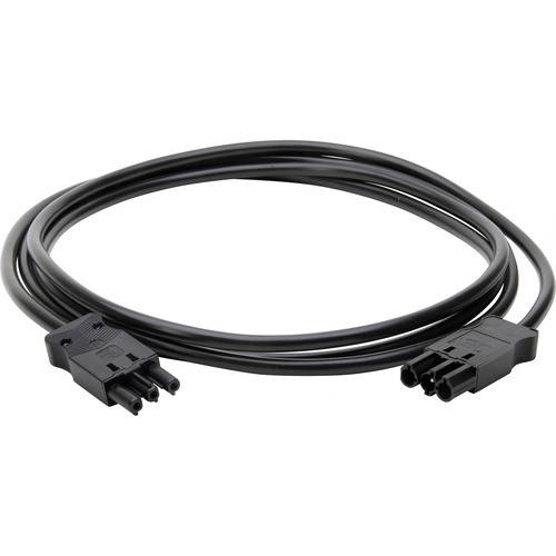 Kopp Verbindungsleitung kompatibel GST-Stecksystem St/Bu, 1,5mm², 3m, schwarz Strom / Energie /