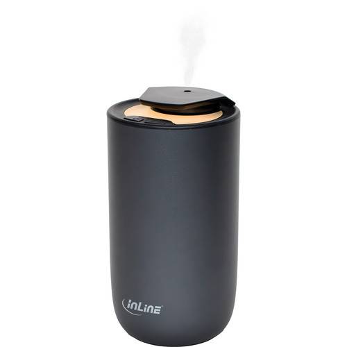 InLine® Aroma Diffuser Home & Car, wasserlos, Ambientelicht, Akku Smart & Raumklima