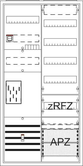 Striebel Komplettschrank BKE-I BA27CBE A27 1Z1V4A2z 16Q 2CPX054540R9999 Install.Baumaterial