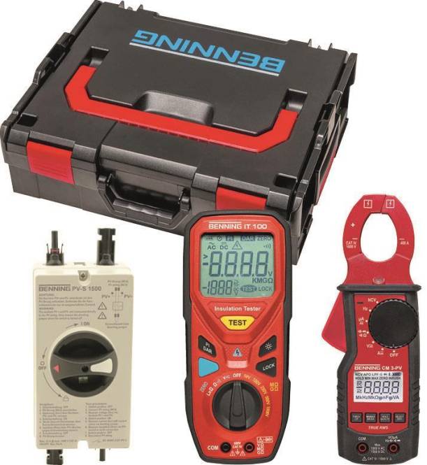 Benning PV 1000 SET 11002373 Install.Baumaterial Werkzeug Messgeräte