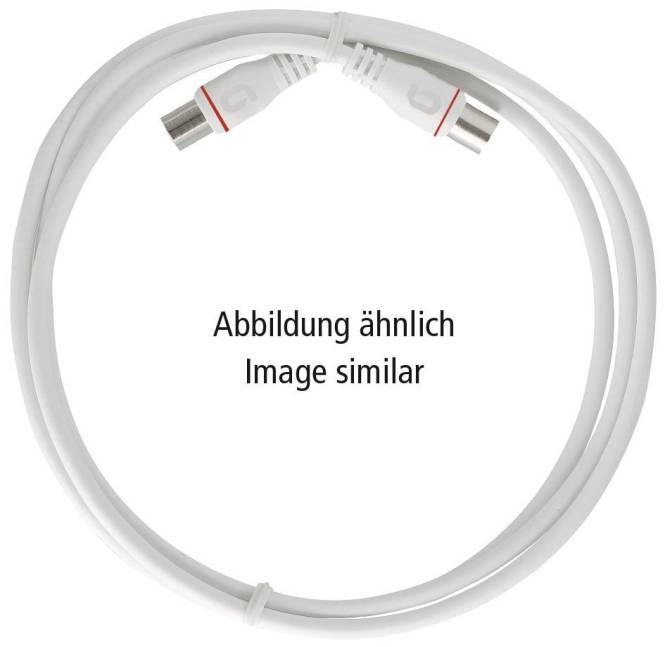 AXING Endgeräteanschlusskabel EAK 101-80 F-Anschluss Quickfix VF TS 5001 1m Install.Baumaterial